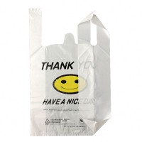 China suppliers Anhui PLA 100% biodegradable custom logo plastic shopping bag