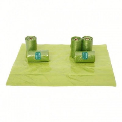 Popular wholesale soluble flushable poop bags for dog pet cleaning usage