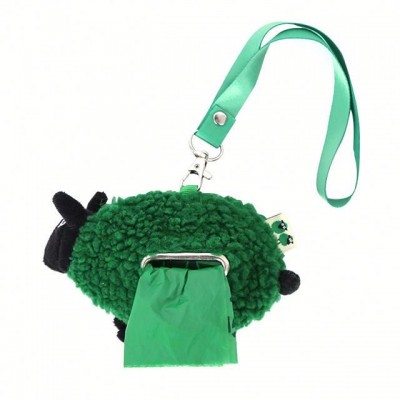 Cute customize biodegradable dog waste bag pet poop bag with dispenser