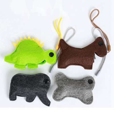 Wholesale Sale Popular Environment-friendly Fabric Custom Dog Poop Bag Dispenser