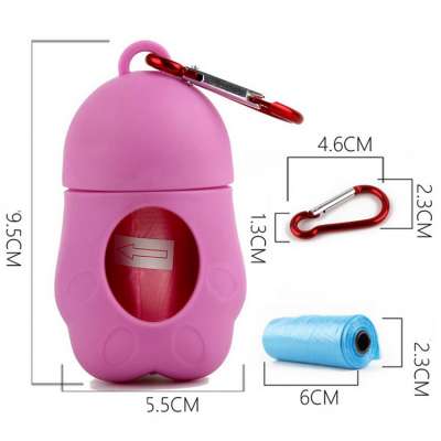 Wholesale New Type Multi Color Plastic Dog Poop Biodegradable Bag Dispenser