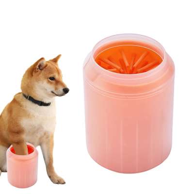 Silicone Material Factory Manufacture Unique Jar Shape Feet Washing Pet Dog Foot Cleaning Cup